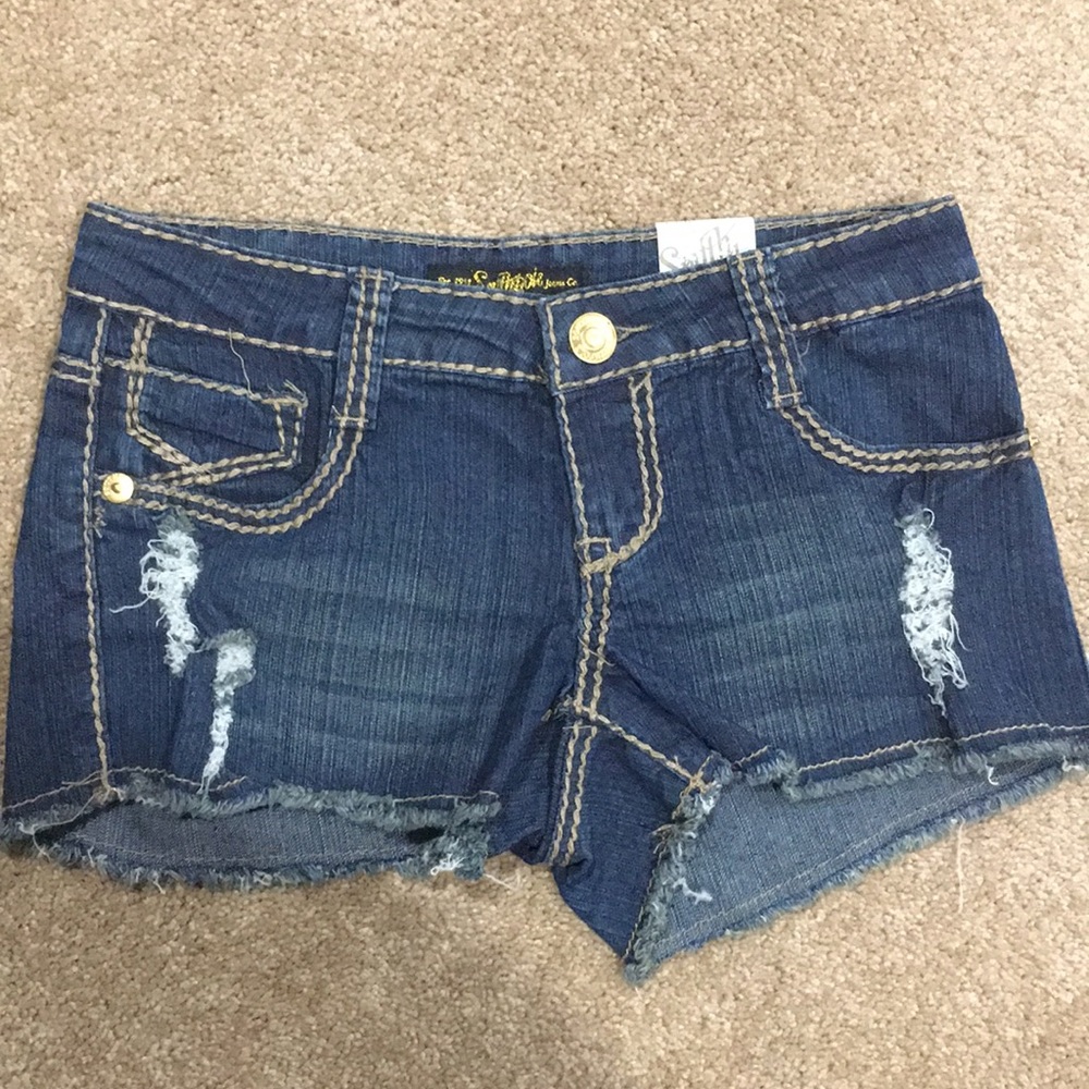 Juniors jean shorts